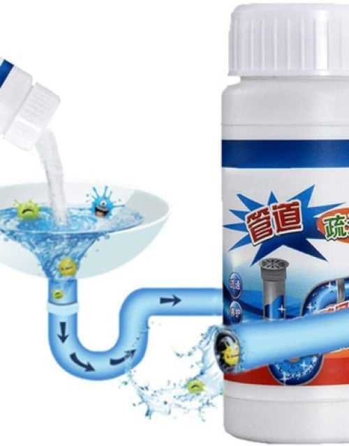 Top Select Powerful Sink & Drain Blockage Cleaner Powder Cleaning Tool,Drain Cleaner